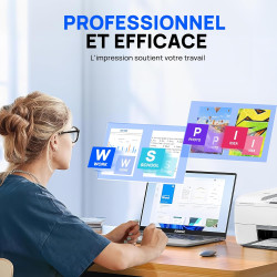 AIRLYSIS Cartouche d'encre Compatible pour 603XL pour Epson Expression Home XP 2100 XP 2105 XP 2150 XP 4105 XP 4150 XP 3100 XP 2