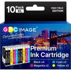 GPC Image Compatibles pour 604XL Cartouche pour Epson XP-2200 XP-2205 XP-3200 XP-3205 XP-4200 XP-4205 WF-2910 WF-2930 WF-2950 (1