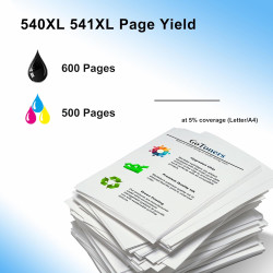 GoToners XL Compatible Cartouche pour Canon 540 541 Encre 540 et 541 pour PIXMA MG3600 TS5150 MG3650s TS5151 TS5100 MG3650 MX475