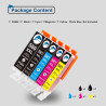 GoToners Cartouches d'encre XXL compatibles avec Canon 580 581 PGI-580 CLI-581 pour Canon Pixma 540 et 541 575 et 576 (580XXL/58