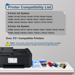 GoToners Cartouches d'encre XXL compatibles avec Canon 580 581 PGI-580 CLI-581 pour Canon Pixma 540 et 541 575 et 576 (580XXL/58