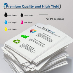 GoToners Cartouches d'encre XXL compatibles avec Canon 580 581 PGI-580 CLI-581 pour Canon Pixma 540 et 541 575 et 576 (580XXL/58