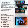 2026 Tablette Android 15 30Go RAM+128Go ROM + TF 2To 10 Pouces,Gemini AI,Octo-Core, 8000mAh,GPS,Corps intégré en métal, 5MP+8MP,