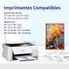 XP-2200 Couleur Cartouche d'encre Compatible pour Epson Expression Home XP-2205 XP-4200 XP-4205 XP-3200 XP-3205 Workforce WF-293