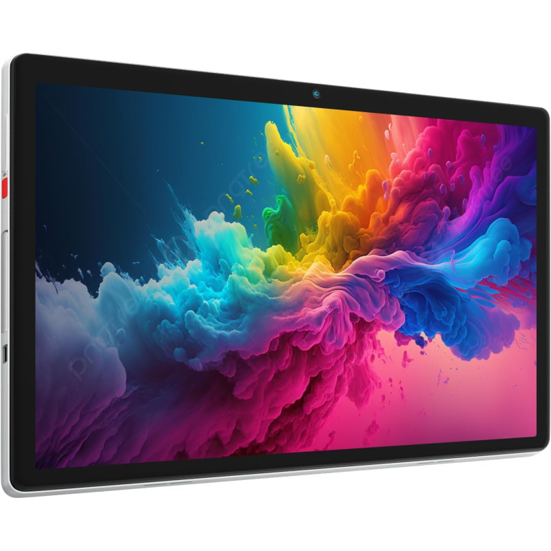 Tablette android, tablette 10 pouces, 6 go + 64 go (extensible jusqu'à 128 go), tablette android avec bleutooth 5.2, wi-fi 6, do