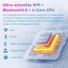 Tablette android, tablette 10 pouces, 6 go + 64 go (extensible jusqu'à 128 go), tablette android avec bleutooth 5.2, wi-fi 6, do
