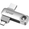 Lexar D50E 1 to Clé USB Double SSD, Performances Élevées Jusqu'à 390 Mo/s en Lecture et 400 Mo/s en Écriture, Ports USB-C et USB