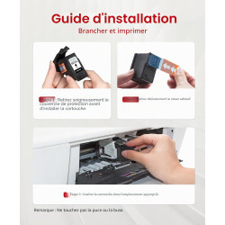 HALLOLUX 560XL 561XL Cartouches d'encre Remplacement pour Canon 560 561 XL pour Canon 560 et 561 PG‑560XL CL‑561XL pour Pixma TS