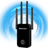 NEWFAST Répéteur WiFi AC1200 Mbps NF-RE523, Double Bande Amplificateur WiFi Puissant Couvre jusqu'à 100 m², Repetiteur WiFi Comp