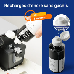 Denvoer 31 32XL Bouteille Encre Compatible avec Encre HP 31 et HP 32xl pour HP Smart Tank 7305 7005 5105 5106 5108 7605 7606 Ser