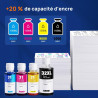 Denvoer 31 32XL Bouteille Encre Compatible avec Encre HP 31 et HP 32xl pour HP Smart Tank 7305 7005 5105 5106 5108 7605 7606 Ser