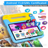 SUMTAB Tablette Tactile Enfant 10" HD, Android 15 Tablette pour Enfants, 30 Go RAM + 128 Go ROM (Extensible 2 to), 5G Wi-FI 6, p