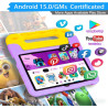 SUMTAB Tablette Tactile Enfant 10" HD, Android 15 Tablette pour Enfants, 30 Go RAM + 128 Go ROM (Extensible 2 to), 5G Wi-FI 6, p