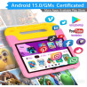 SUMTAB Tablette Tactile Enfant 10" HD, Android 15 Tablette pour Enfants, 30 Go RAM + 128 Go ROM (Extensible 2 to), 5G Wi-FI 6, p