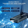 COMFAST Clé WiFi 6E, Clé WiFi pour PC AX5400 Mbps Tri-Bande 6GHZ / 5GHz / 2,4GHz Cle WiFi USB, Adaptateur WiFi Puissante Compati