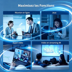 COMFAST Clé WiFi 6E, Clé WiFi pour PC AX5400 Mbps Tri-Bande 6GHZ / 5GHz / 2,4GHz Cle WiFi USB, Adaptateur WiFi Puissante Compati