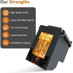 308XL Cartouches d'encre Compatible avec Cartouche HP 308 Noir et Couleur pour Encre HP 308, 308 XL pour HP Envy 6120e 6132e 652