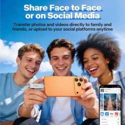 Cle USB iPhone Stockage 256 Go, sans Application – Stockez Photos et vidéos, Cle USB pour iPhone/Pad/Android/PC