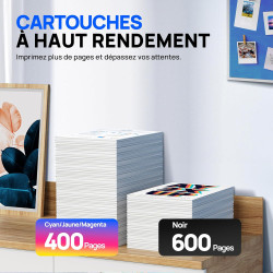 AIRLYSIS Cartouche d'encre pour Epson Compatible pour 604XL pour Epson Expression Home XP-2200 XP-2205 XP-3200 XP-3205 XP-4200 X