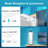 NEWFAST Clé WiFi Puissante AC1300 Mbps NF-U323, Nano Adaptateur USB WiFi, Double Bande 2.4G / 5GHz Clé WiFi pour PC, MU-MIMO, US