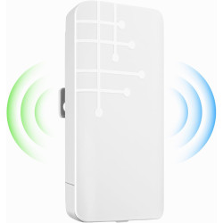 300Mbit/s Repeteur WiFi Exterieur, Amplificateur WiFi Puissant Outdoor, Répéteur Extérieur avec Reapter/AP Mode, Couverture jusq