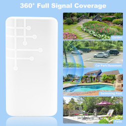 300Mbit/s Repeteur WiFi Exterieur, Amplificateur WiFi Puissant Outdoor, Répéteur Extérieur avec Reapter/AP Mode, Couverture jusq