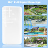 300Mbit/s Repeteur WiFi Exterieur, Amplificateur WiFi Puissant Outdoor, Répéteur Extérieur avec Reapter/AP Mode, Couverture jusq