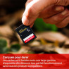 SANDISK Extreme Pro Carte SD UHS-I de 128 Go (Jusqu’à 250 Mo/s en Lecture et Jusqu’à 120 Mo/s en écriture, vidéo 4K UHD, U3, V30
