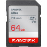 SANDISK Ultra Carte SDXC UHS-I 64 Go (Jusqu’à 145 Mo/s en Lecture, vidéo Full HD, V10, U1, C10) SANDISK Memory Zone App