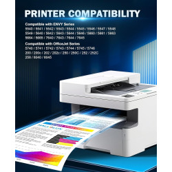 HALLOLUX 62XL Cartouches d'encre Remplacement pour HP 62 62XL 62 XL pour HP Envy 5540 5640 5642 5644 5646 7640 5660 7644 pour Of
