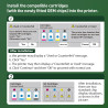 KINGJET 924 Cartouches d'encre pour HP 924 Cartouches compatibles avec HP OfficeJet 8120e 8122e 8124e 8125e pour OfficeJet Pro 8