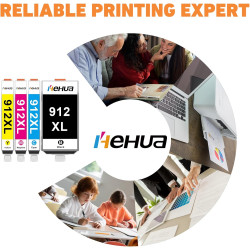912XL Multipack Compatible pour Les Imprimantes HP 912XL Cartouches d'encre 912 XL Compatible pour Les Imprimantes HP OfficeJet 
