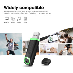 Vansuny lot de 5 clé usb 16gb 3.0, usb 16gb stockage données avec lumière led pour pc, tablettes, ordinateurs portables, autorad