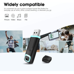 Vansuny Clé USB 64 Go 2.0 Clé USB 64 Go USB 2.0 Clé Flash Drive avec indicateur LED pour PC/Ordinateur portable/Audio de voiture