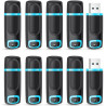 10 Clé USB 64Go Lot de 10, Vansuny Cle USB 64 Go Stockage Données Clef USB 64Go 2.0 avec Lumière LED pour PC tablettes/Laptop/au