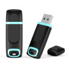 Vansuny Lot de 2 Clés USB 3.0 128 Go - Mémoire Flash à Transfert Rapide, LED Indicatrice, pour PC, Mac, Ordinateur Portable, Aut