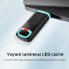 Vansuny Cle USB 128 Go 3.0, USB 128 Go Stick Stockage Données avec Lumière LED pour PC Tablettes, Ordinateurs Portables, Autorad