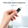 Vansuny Cle USB 128 Go 3.0, USB 128 Go Stick Stockage Données avec Lumière LED pour PC Tablettes, Ordinateurs Portables, Autorad