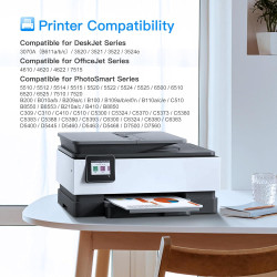LxTek 364 XL Cartouches d'encre Remplacement pour HP 364 364XL pour HP Photosmart 5520 5525 5510 6520 6510 7510 7520 Deskjet 352