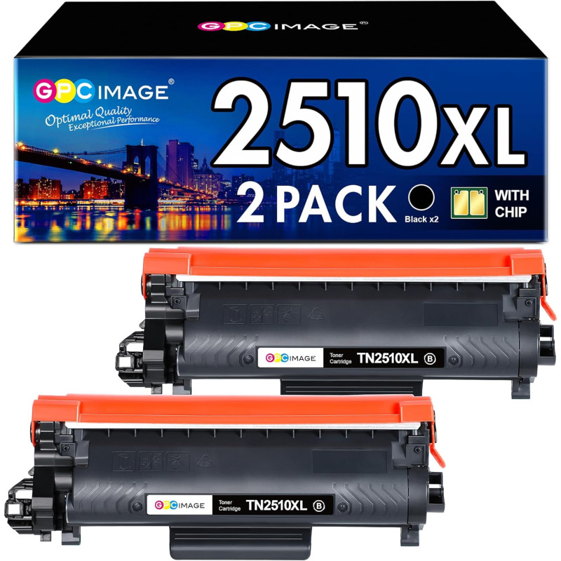 TN2510XL TN-2510XL HL-L2400DWE Cartouche de Toner Compatible pour Brother TN-2510 XL TN2510 XL pour HL-L2400DWE DCP-L2620DW MFC-
