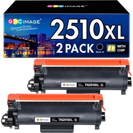 TN2510XL TN-2510XL HL-L2400DWE Cartouche de Toner Compatible pour Brother TN-2510 XL TN2510 XL pour HL-L2400DWE DCP-L2620DW MFC-