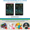 2 Pack Tablette Dessin Enfants 12 Pouces, Electight Tablette d'écriture LCD Colorée, Tablettes Graphiques avec Bouton D'effaceme