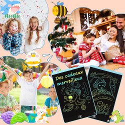 2 Pack 12 Pouces Tablette d'écriture LCD Colorée, Electight Enfants Tablettes Graphiques avec Fonction de Verrouillage & D'effac