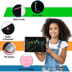 2 Pack Tablette d'écriture LCD de 12 Pouces, Electight Enfants Tablettes Graphiques avec Fonction de Verrouillage & D'effacement