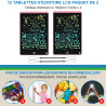 2 Pack Tablette d'écriture LCD de 12 Pouces, Electight Enfants Tablettes Graphiques avec Fonction de Verrouillage & D'effacement