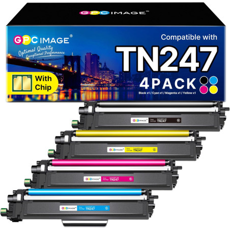 TN247 DCP-L3550CDW TN-243CMYK Toner Compatible pour Brother TN243 TN243CMYK TN-243 TN-243BK TN247BK pour Brother DCP-L3550CDW MF
