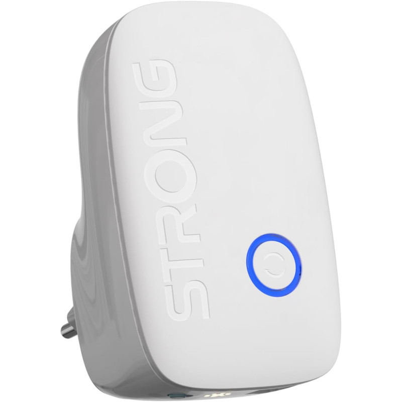 Strong Répéteur WiFi AC1200 pour Prise Murale – Amplificateur WiFi Puissant Dual Band, WiFi Repeater avec WPS, Port LAN, Mode Po