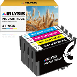 AIRLYSIS Cartouche d'encre Compatible pour 604XL pour Epson Expression Home XP 2200 XP 3200 XP 4200 XP 4205 XP 3205 pour Workfor