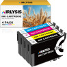 AIRLYSIS Cartouche d'encre Compatible pour 604XL pour Epson Expression Home XP 2200 XP 3200 XP 4200 XP 4205 XP 3205 pour Workfor