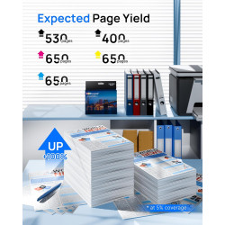GPC Image 33XL Cartouches d'encre Compatible pour Epson 33 XLpour Expression Premium XP-540 XP-530 XP-830 XP-7100 XP-900 XP-640 